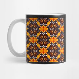 Orange and Black Monarch Butterfly Pattern 5 Mug